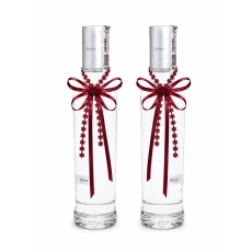 ZAWIESZKA OZDOBA NA BUTELKĘ KORONKA BORDO 20SZT-10154