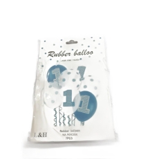 BALONY NIEBIESKI PIERWSZE URODZINY GARDEN PARTY-10202