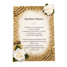 DYPLOM PODZIĘKOWANIA KOCHANA MAMO ŚLUB-10209