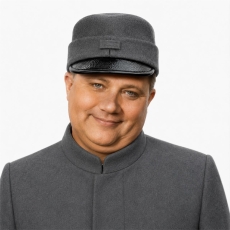 CZAPKA SZWEJKA FILCOWA WOJSKOWA Z  DASZKIEM-10354