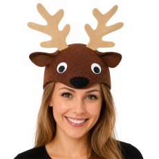 CZAPKA JELEŃ RENIFER LAS RUDOLF ŚWIĘTA MIKOŁAJ-10368