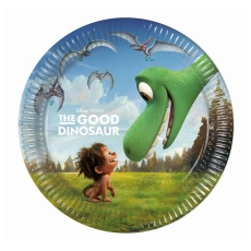 Talerzyki papierowe "The Good Dinosaur" 20cm, 8szt-3247