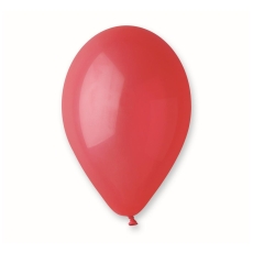 Balon G90 pastel 10" - czerwony 45"/100szt-3307