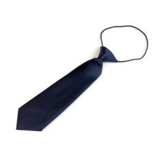 Krawat dziecięcy 7x27cm 1 niebieski paryski -4676
