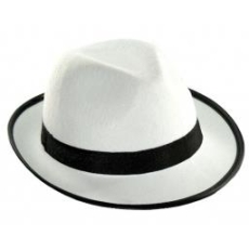 Biały kapelusz ganstera,lata 20-te,Capone,Jackson-5638