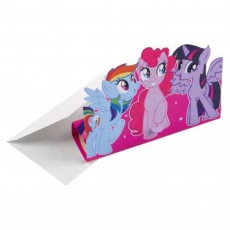 ZAPROSZENIA MY LITTLE PONY 8szt URODZINY DZIECKO-6800