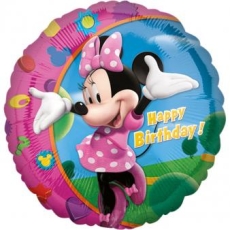 BALON FOLIOWY MINNIE HAPPY BIRTHDAY URODZINY 18"-6809