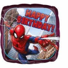 BALON FOLIOWY SPIDERMAN HAPPY BIRTHDAY KWADRATOWY-6837