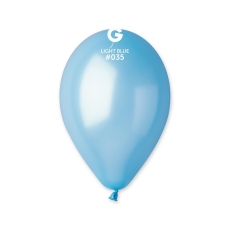 BALONY METALIZOWANE JASNONIEBIESKIE 13"/50szt.-7163