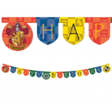 BANNER HARRY POTTER HOGWARTS HOUSE - HAPPY BIRTHDA-7528