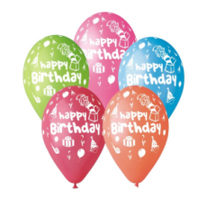 BALONY PREMIUM HAPPY BIRTHDAY PARTY 12" 5szt -7545