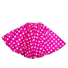 SPÓDNICZKA MYSZKA RÓŻOWA DLA DOROSŁYCH GROCHY-7640