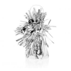 CIĘŻAREK FOLIOWY DO BALONÓW Z HELEM SREBRNY 145g-8040