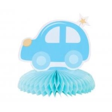 Dekoracja papierowa B&G na stół Baby Boy samochód-8455