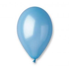 ZESTAW BALONÓW METALIZOWANYCH BŁĘKITNYCH 10SZT-8582