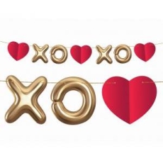 Girlanda papierowa XoXo, 200 cm-8916