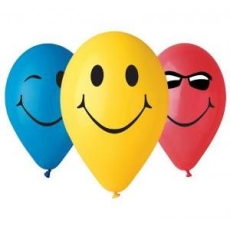 Balon Premium "3 Uśmiechy", 12" / 5szt-9094