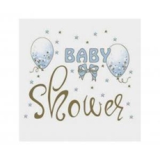 Serwetki Baby Shower Blue, 33x33 cm, 20 szt.-9134