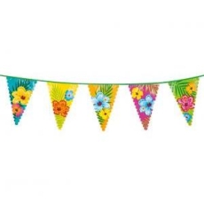 Banner z flagami Hibiscus Aloha Hawaje 6m-9174