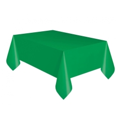 Obrus plastikowy zielony 137x274 cm Urodziny Party-9266