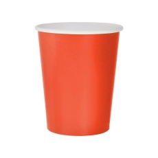 Kubeczki papierowe czerwone 250 ml/14 szt.-9268