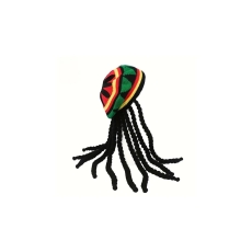Jamajska czapka miękka rasta-9295