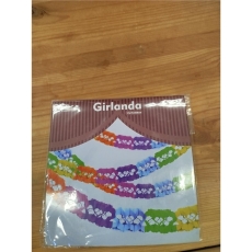 Girlanda papierowa "Kolorowa", duża, 360x17x17cm, -9392