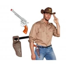ZESTAW KOWBOJA PAS KABURA PISTOLET-9454