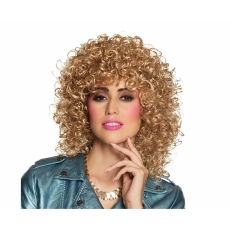 Peruka CLUB, kręcone blond włosy-9505