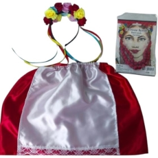 ZESTAW KRAKOWIANKA: OPASKA, KORALE, SPÓDNICZKA-9565