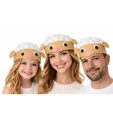 CZAPKA OWIECZKA FILC OWCA JASEŁKA BARANEK TEATR -9662