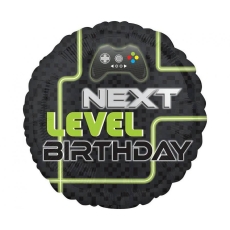 Balon foliowy 18" CIR - Level Up Birthday-9693