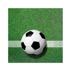 Serwetki pap. Piłka nożna, 33x33 cm, 20 szt.-9701
