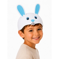 CZAPKA KRÓLIK NIEBIESKI ZAJĄC WIELKANOC KARNAWAŁ-9968