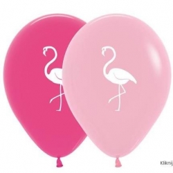 Balon rózowy Flamingi-3401