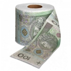 Papier toaletowy 100 złotych PLN XL stówka-3935