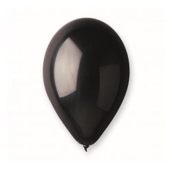 Balon A80Pastel 9" czarny Halloween-4121