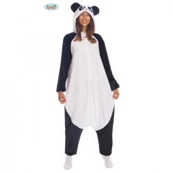 STRÓJ DLA DOROSŁYCH PIŻAMA KOMBINEZON PANDA L-4364
