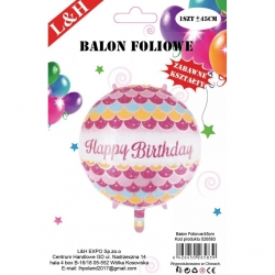 BALON FOLIOWY L&H HAPPY BIRTHDAY-4477