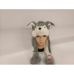 CZAPKA KIGURUMI-PODNOSZONE USZY PIESEK-5386