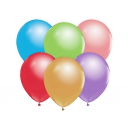 BALONY BEAUTY&CHARM,METALIKI MIX 12"/10 SZT.-5455