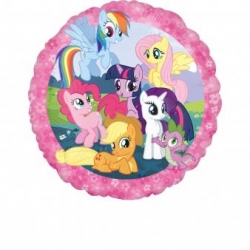 BALON FOLIOWY MY LYTTLE PONY 18" ~45cm OKRĄGŁY-6805