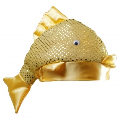 CZAPKA ZŁOTA RYBKA RYBA MORZE KARP TEATRZYK BAL-7915