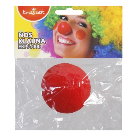 NOS KLAUNA GĄBKA CZERWONY-1229
