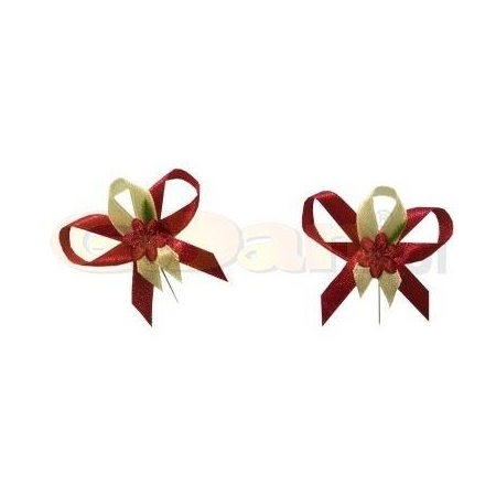 Przypinki dla gości 50 szt złote-2192