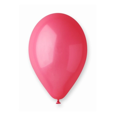 BALON CZERWONY 100szt. PASTELOWY URODZINY PARTY-2254