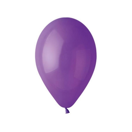 ZESTAW BALONÓW PASTELOWYCH FIOLETOWYCH 10szt-2342