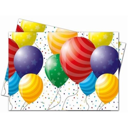 Obrus plastikowy "Balloons Celebration" 120x80cm-2354