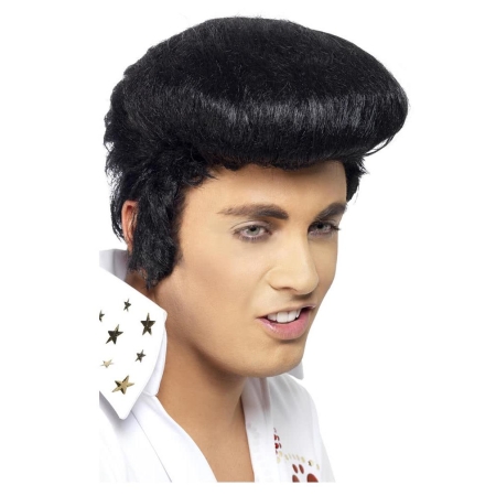 PERUKA KRÓL MUZYKI ELVIS CZARNA-2394