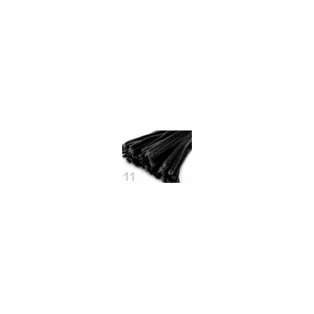 Drut pluszowy 6mm długość 30cm 15 brąz/czarny-3160